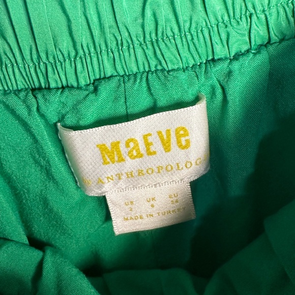 Anthropologie Maeve Taffeta Tiered Skirt-Mint condition - Picture 3 of 4